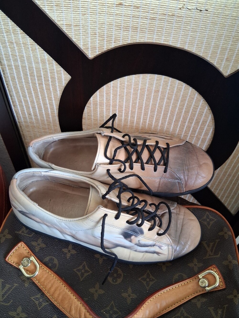 RARE Andy Warhol Leather Shoes